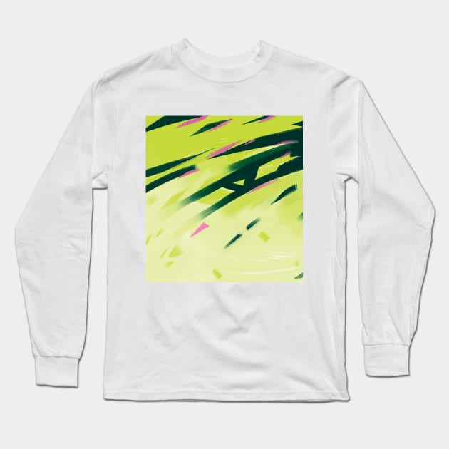 Abstract Painting Long Sleeve T-Shirt by annearrt